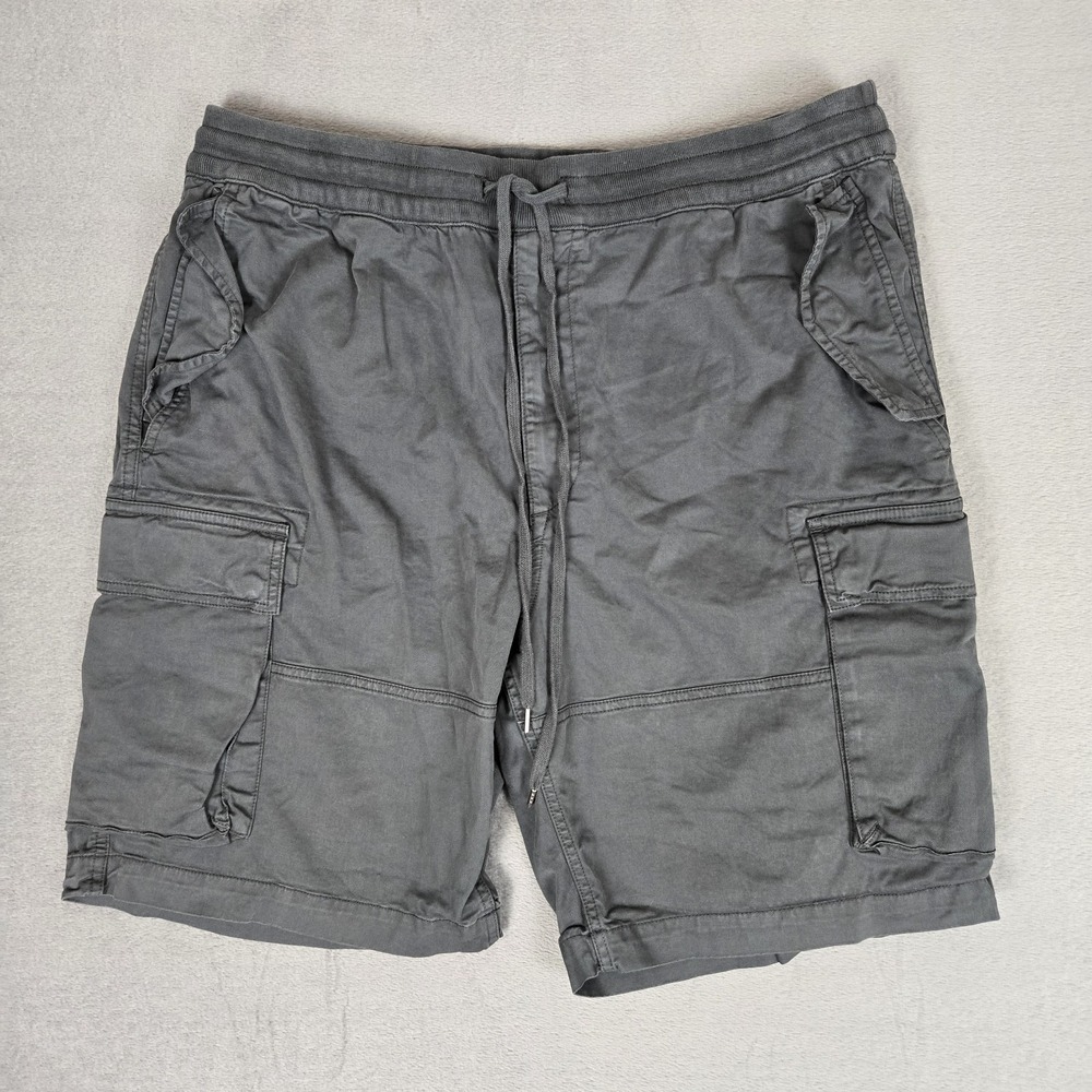 Polo Ralph Lauren Utility Twill Cargo Shorts Men 2XL Drawstring Classic Fit Gray